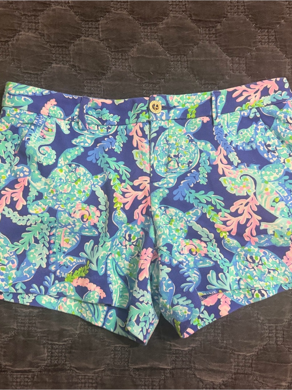 Lilly Pulitzer Callahan knit stretch shorts size 8